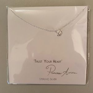 Brand new sterling silver Sleeping Beauty inspired Disney Necklace